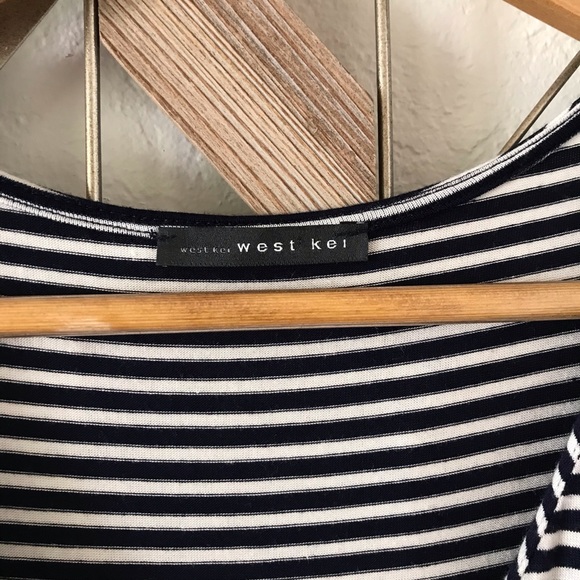 West Kei knit stripe boyfriend dress - Picture 5 of 9